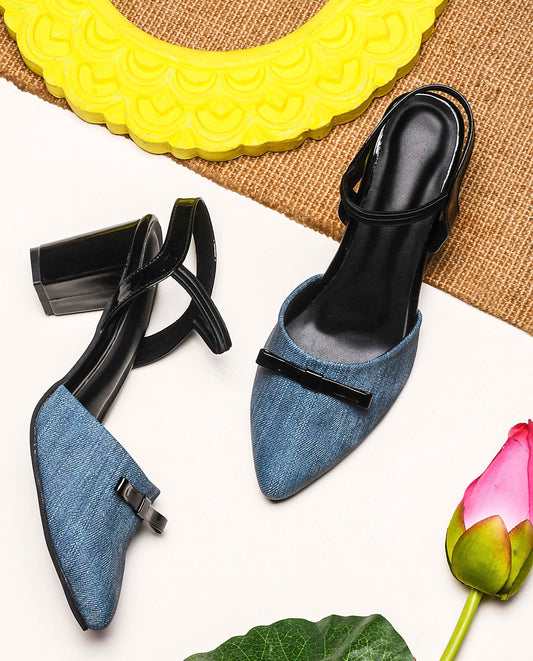 Classic Point Slingback Heels
