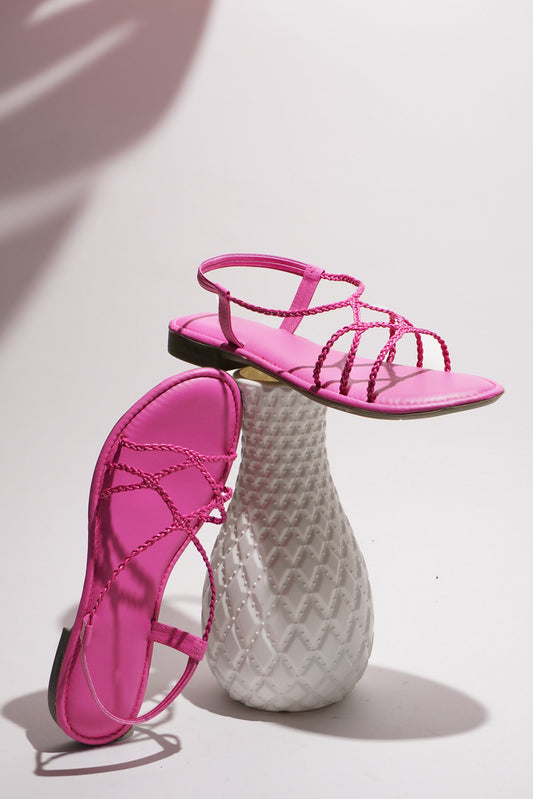 Chic Braided Strap Comfort Sandals