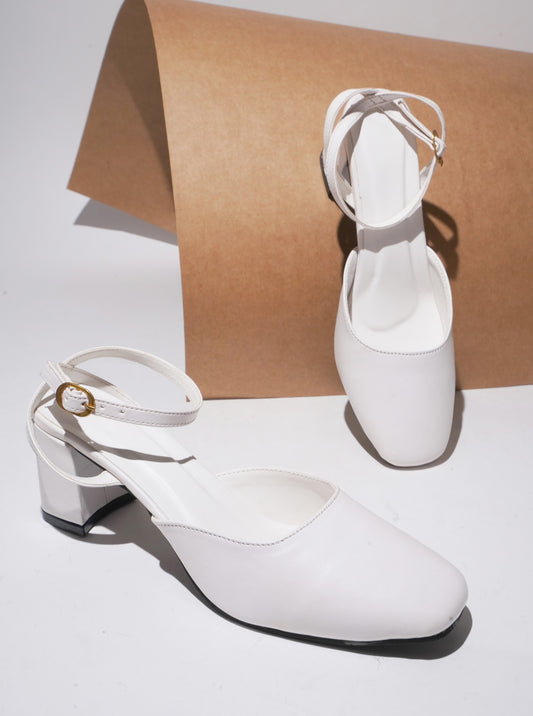 Classic Closed-Toe Block Heels