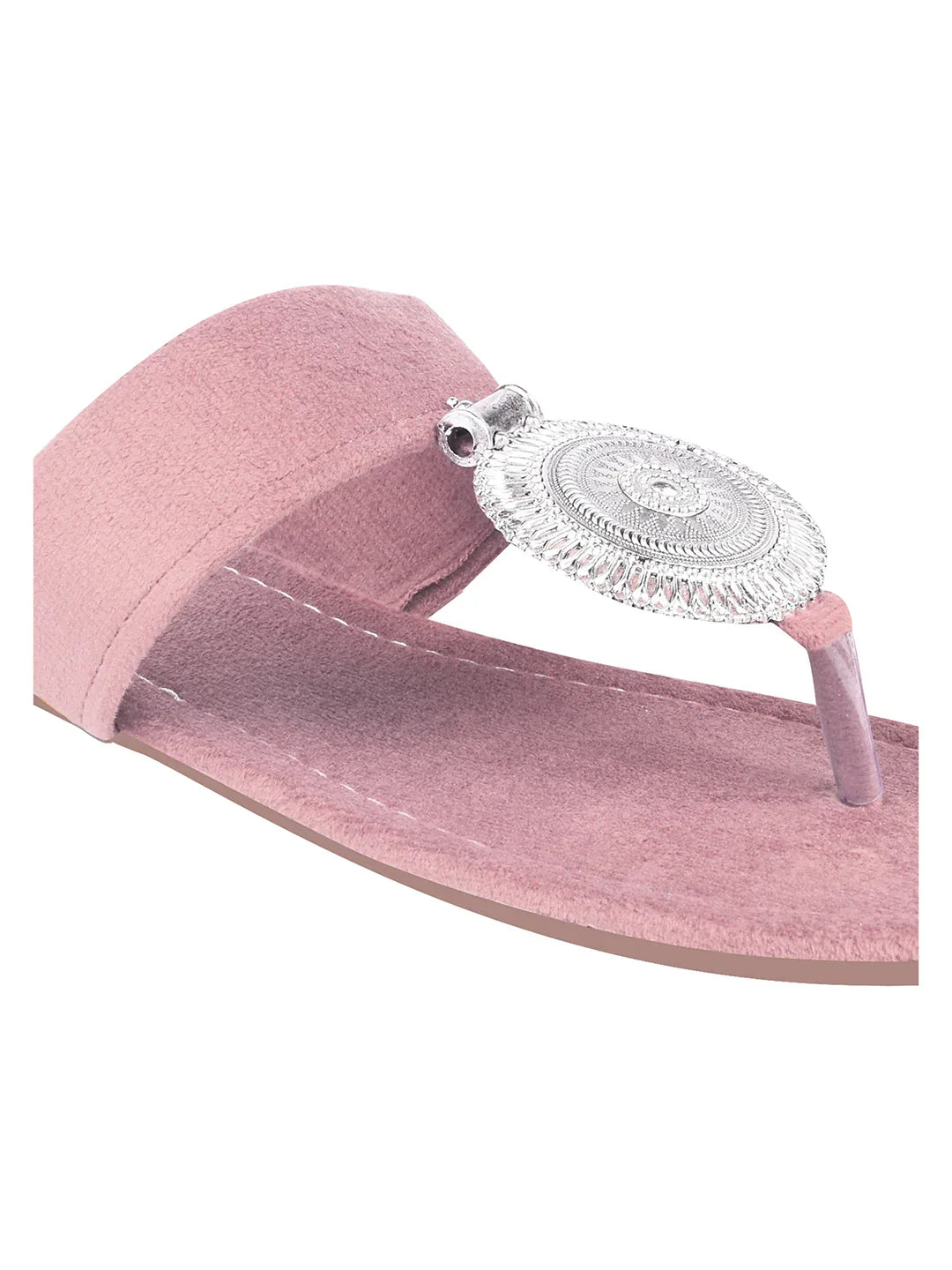 Minimal Ethnic Toe-Ring Flats
