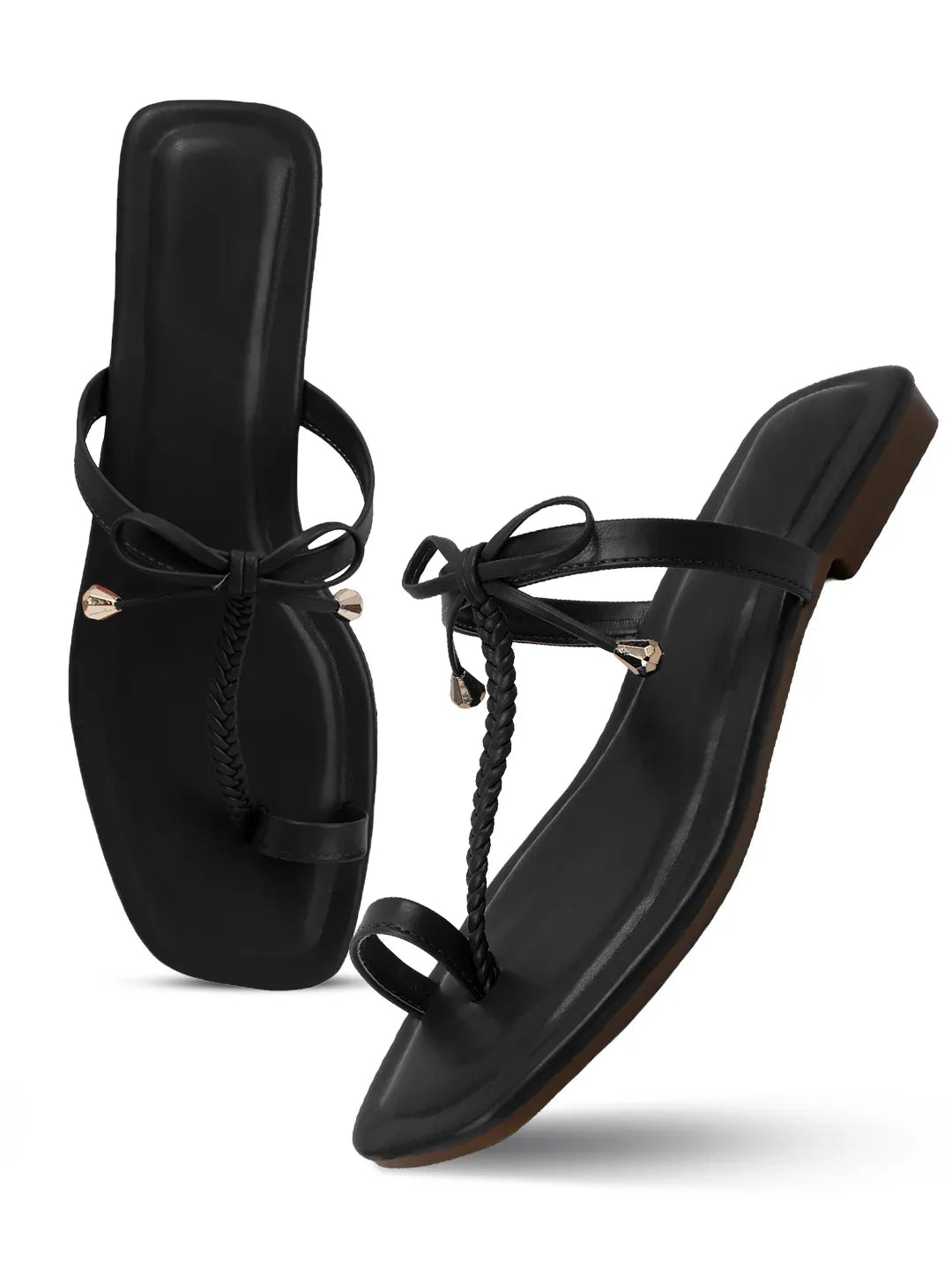 Minimal Bow Toe-Ring Flats