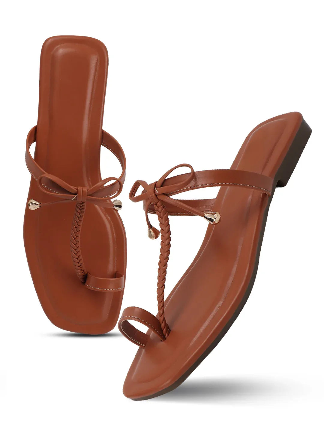 Minimal Bow Toe-Ring Flats