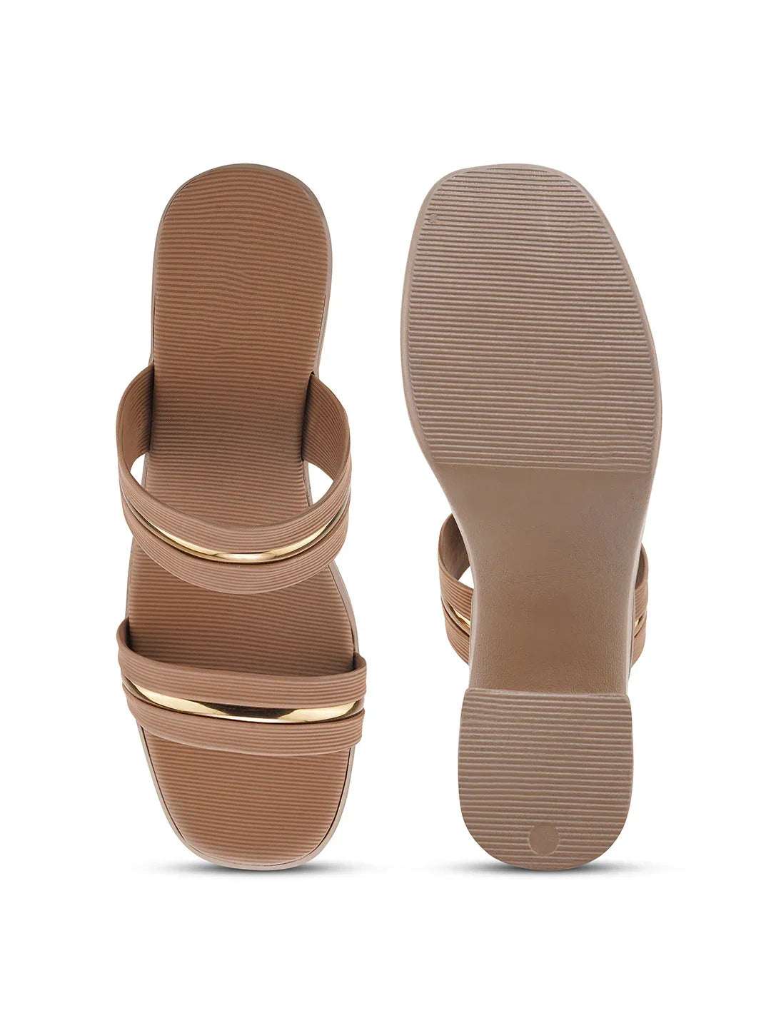 Elegant Open Toe Heeled Sandals with Crystal Accent