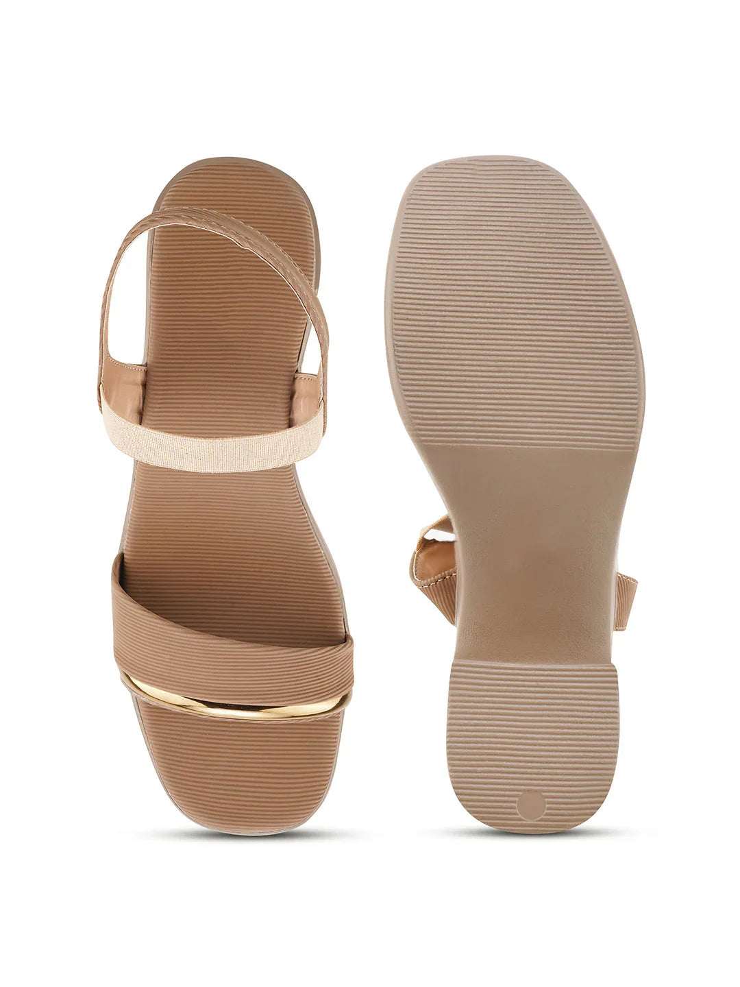 Stylish Open Toe Block Heels
