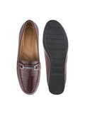 Classic Croc-Textured Office Wear Wedge Loafers