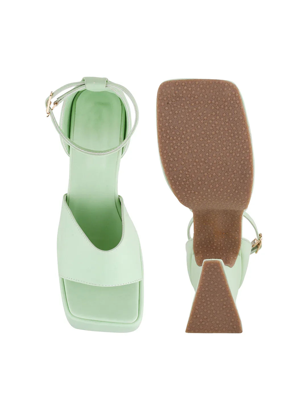Evening Glam Cross Strap Heels