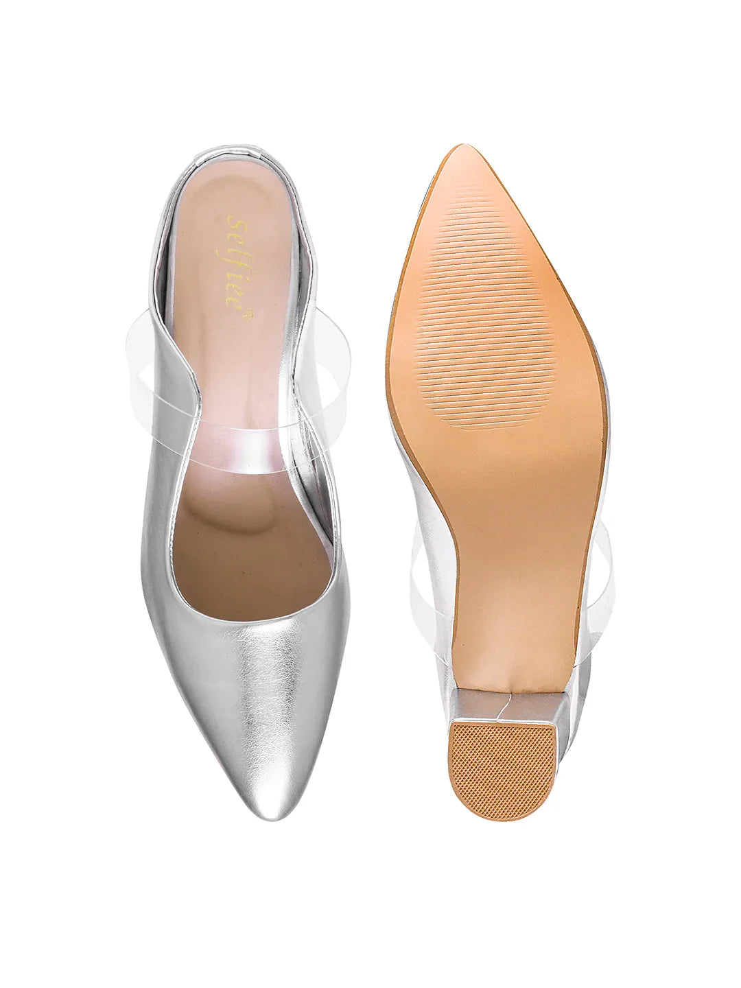 TRYME Comfortable Stylish Alluring Mules Light Weight Trendy Block Heels For Women & Girls