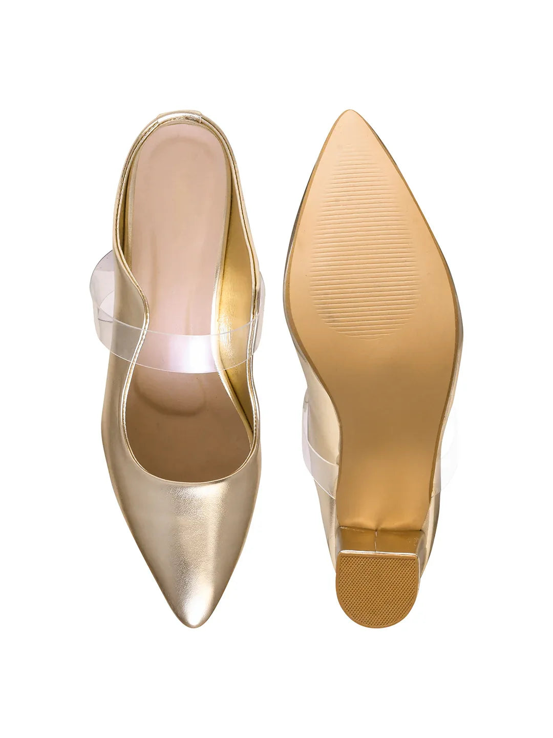 TRYME Comfortable Stylish Alluring Mules Light Weight Trendy Block Heels For Women & Girls
