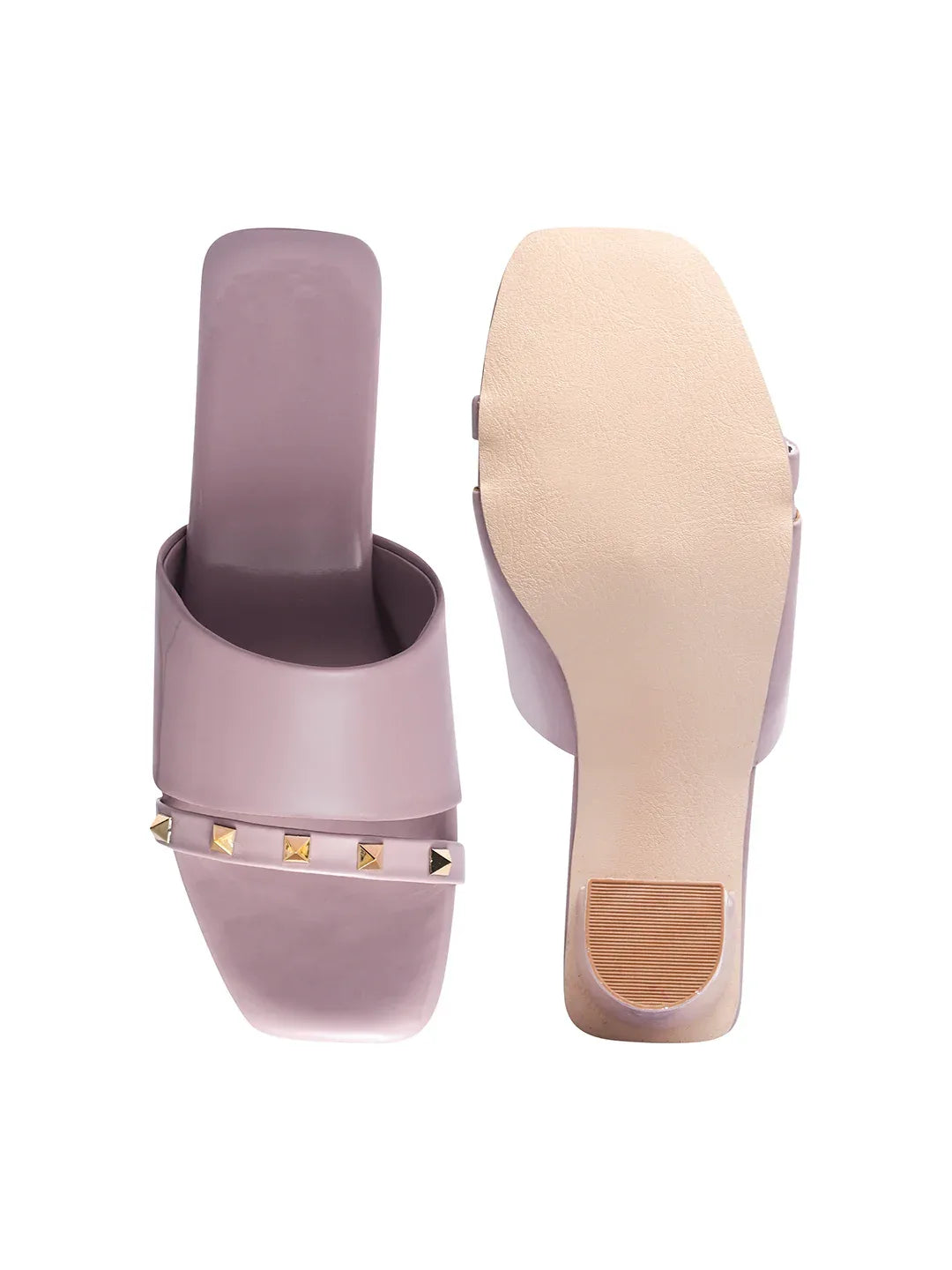 Classic Textured Block Heel Pumps