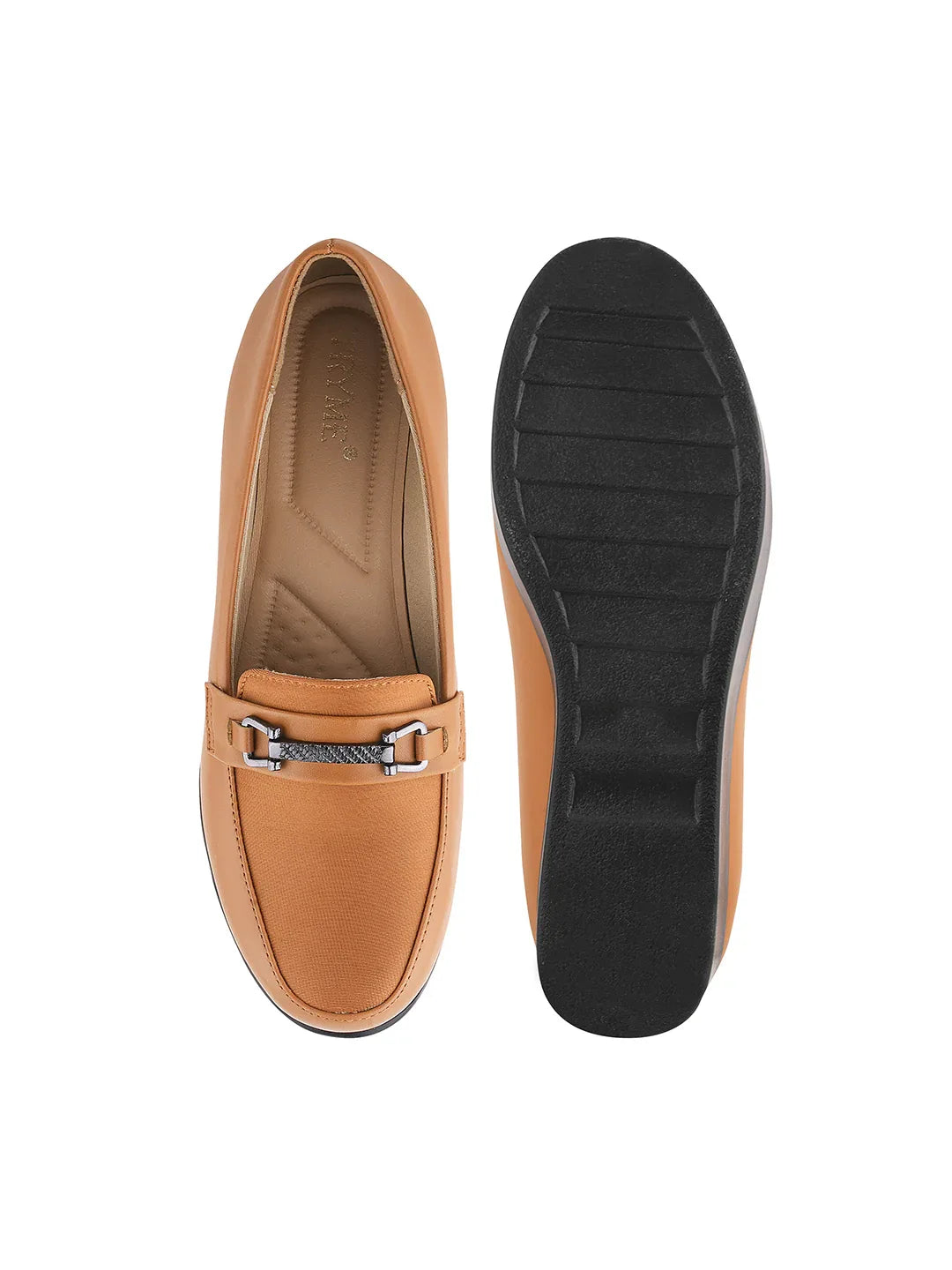 Smart Casual Low Platform Wedge Loafers