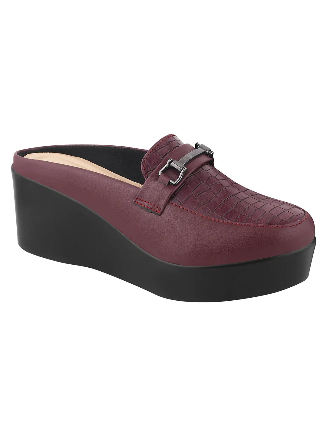 Everyday Comfort Low Wedge Slip-On Mules