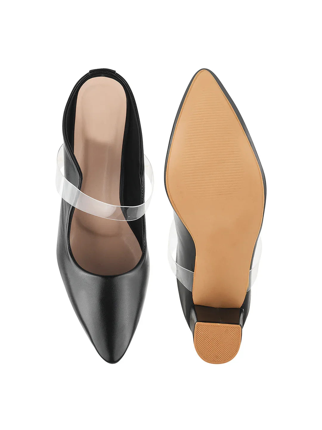 TRYME Comfortable Stylish Alluring Mules Light Weight Trendy Block Heels For Women & Girls