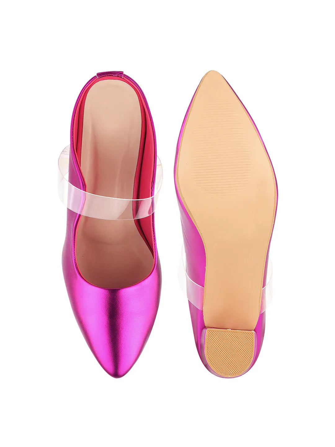 TRYME Comfortable Stylish Alluring Mules Light Weight Trendy Block Heels For Women & Girls