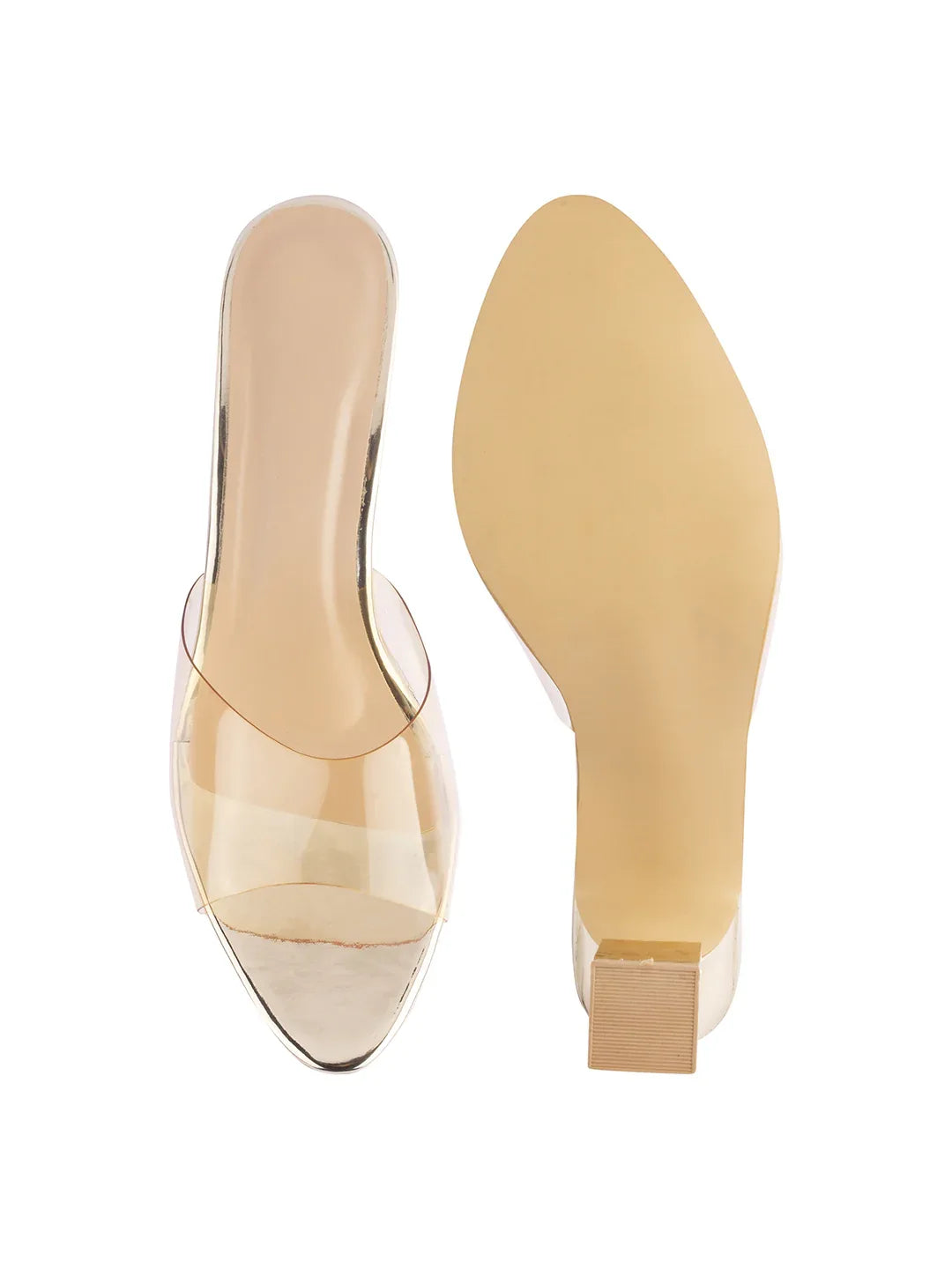 Luxe Studded Block Heel Mules