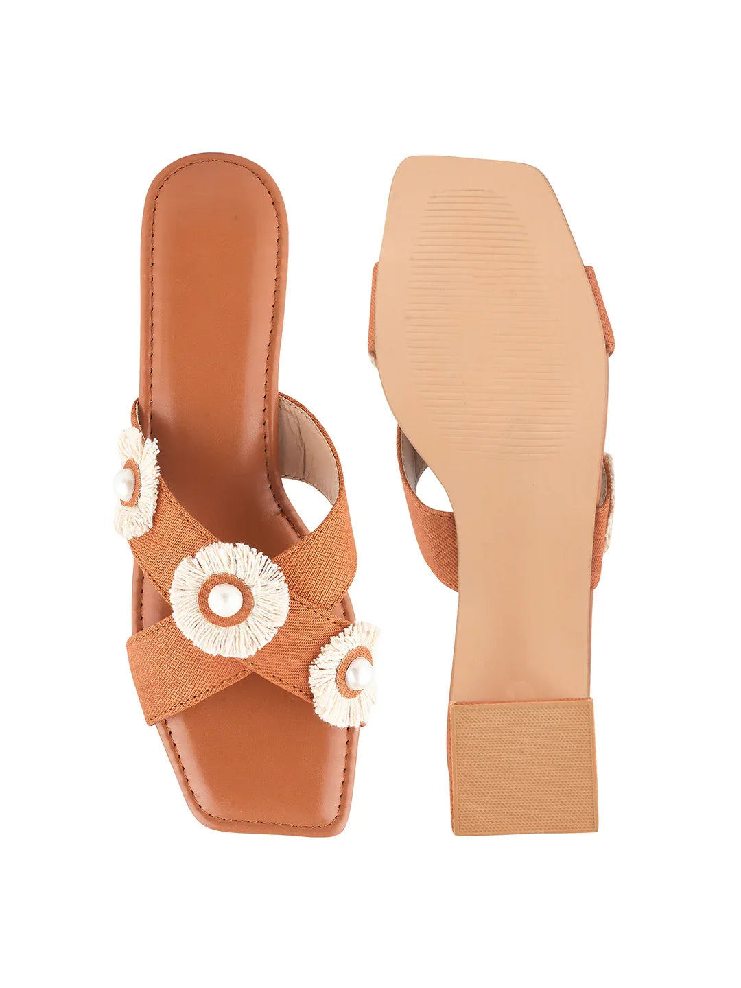 Everyday Floral Block Heels