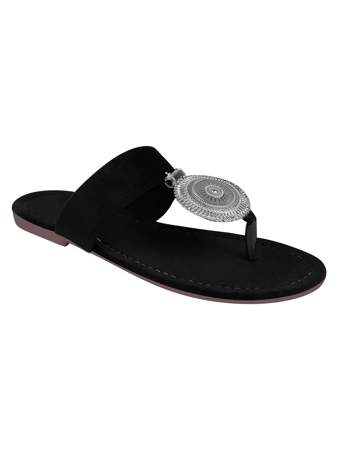 Minimal Ethnic Toe-Ring Flats