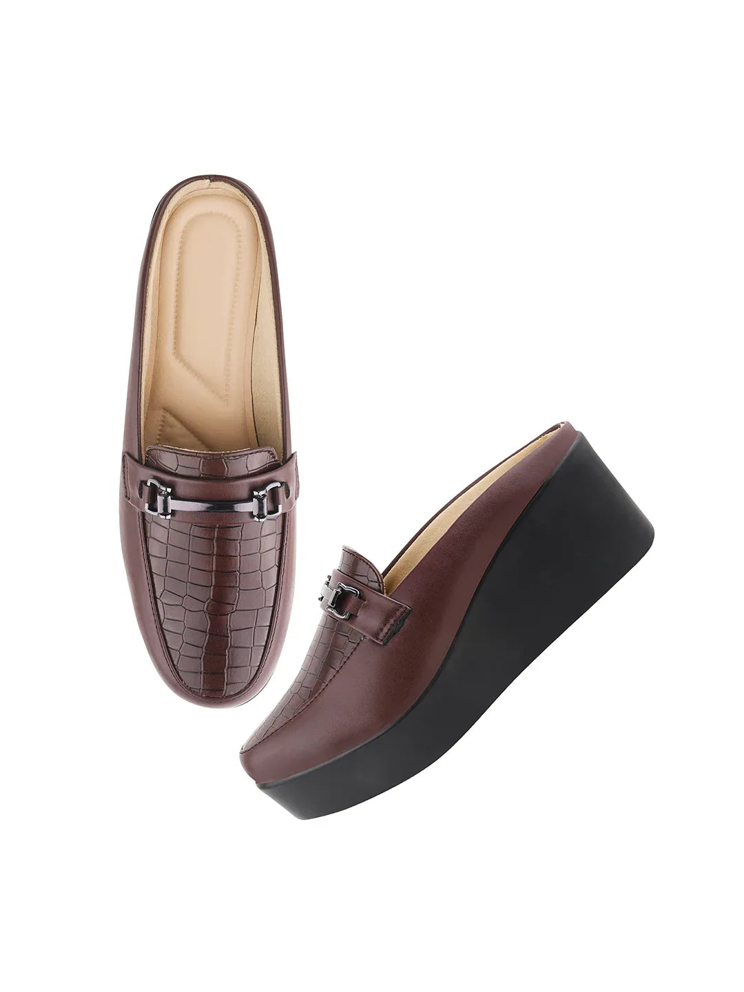 Everyday Comfort Low Wedge Slip-On Mules