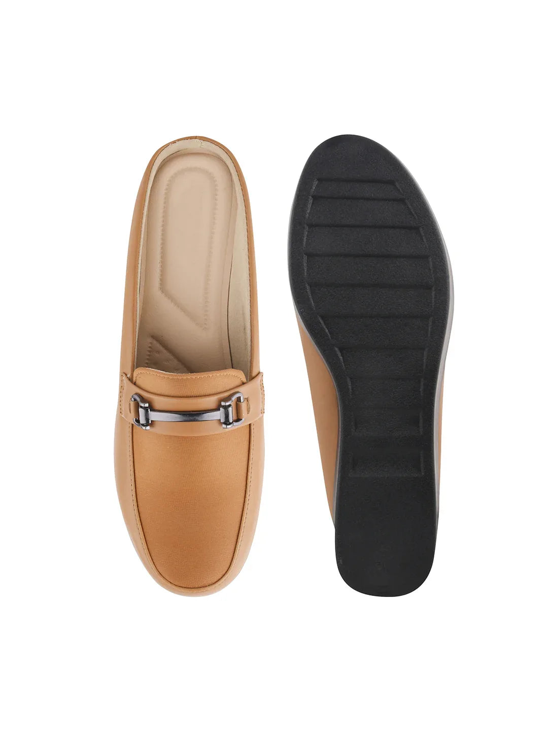Minimal Buckle Wedge Loafers