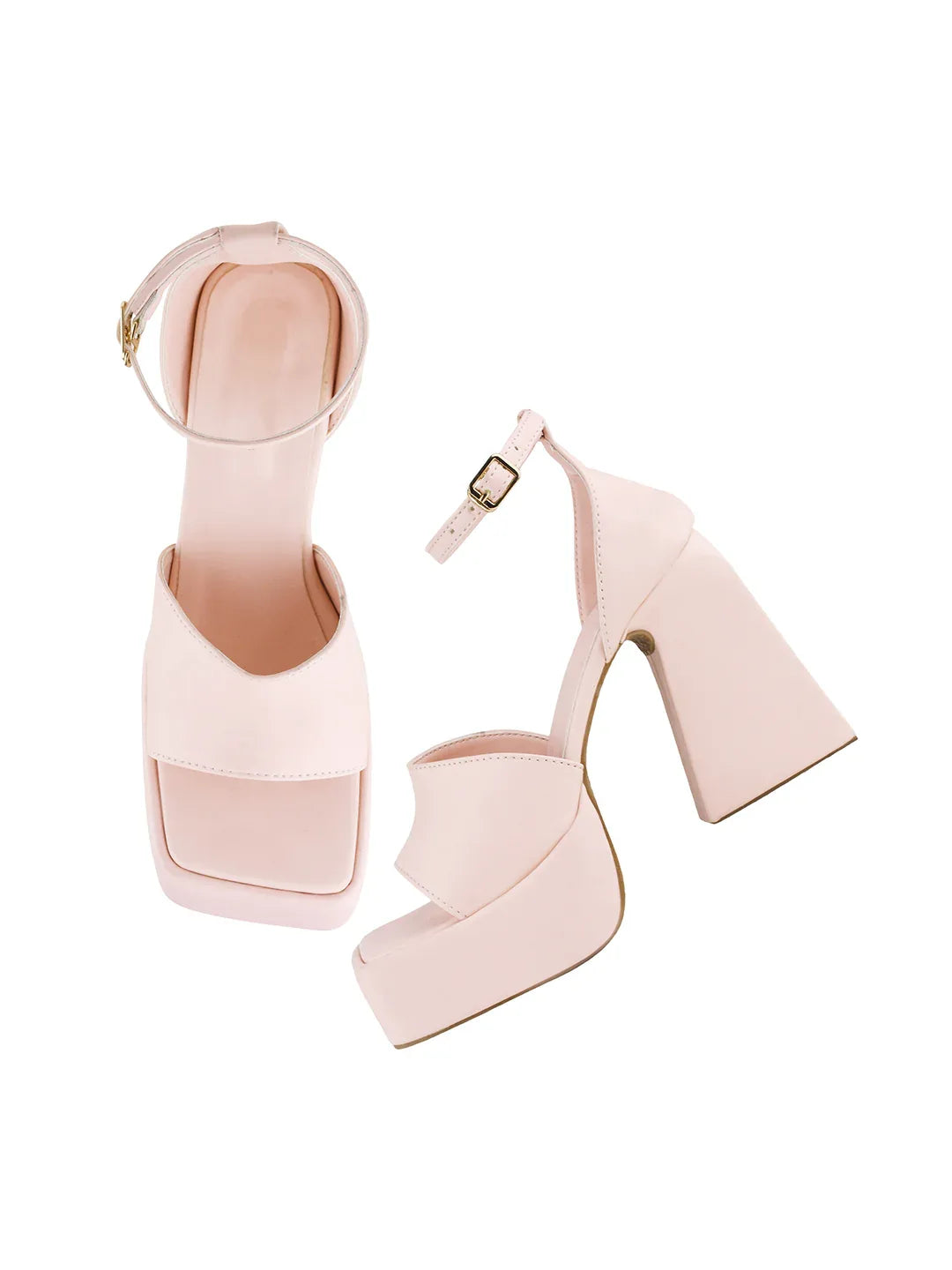 Evening Glam Cross Strap Heels