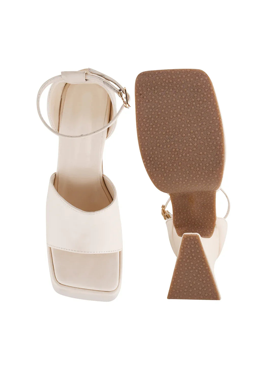 Evening Glam Cross Strap Heels