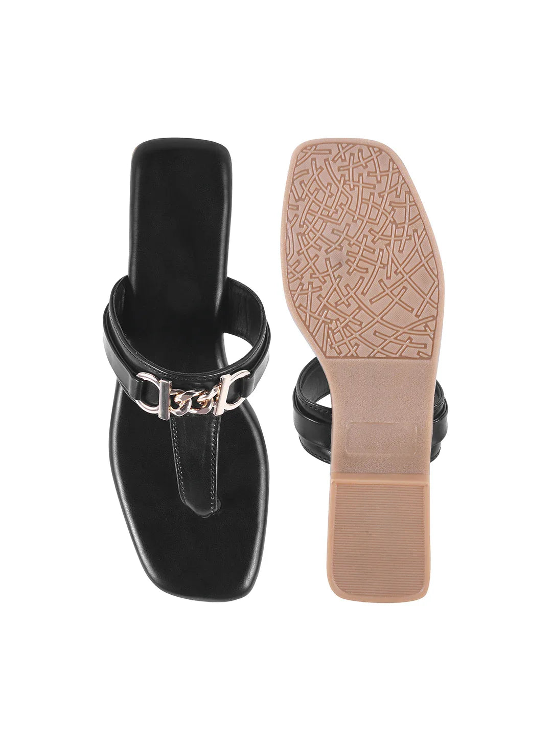 Elegant Chain Detail Flats