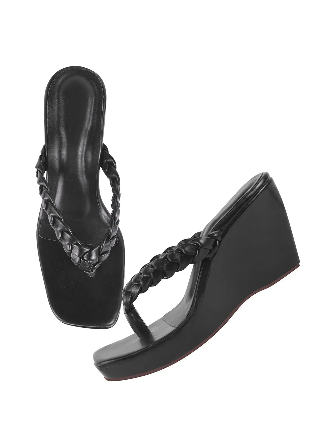 Comfort Chic Platform Wedge Heels