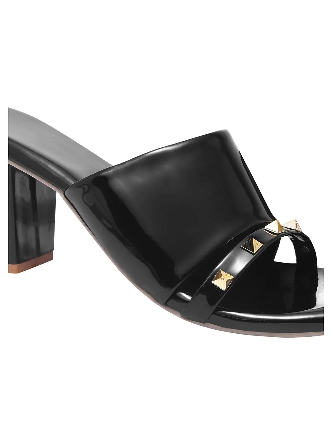 Classic Textured Block Heel Pumps