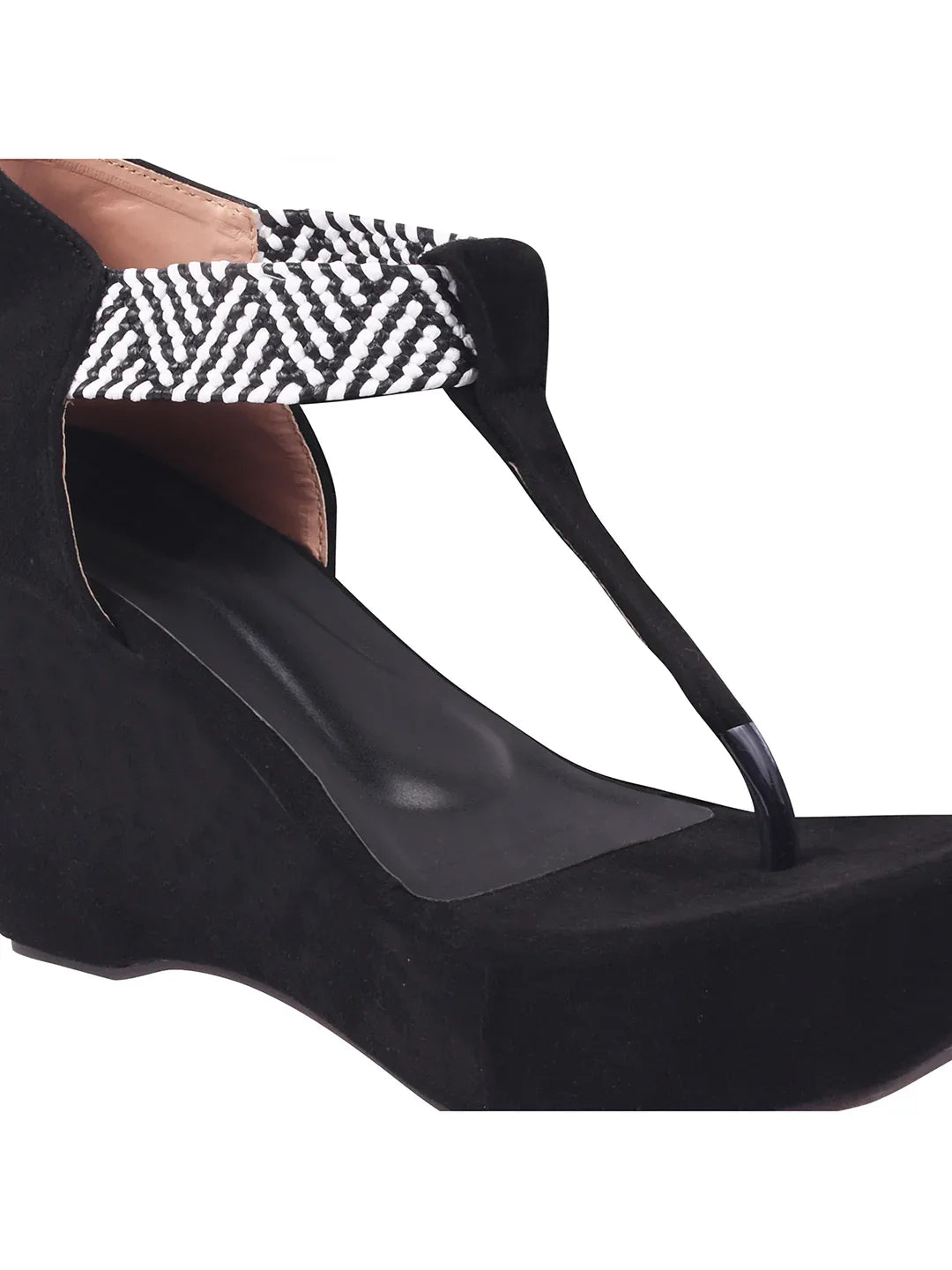 T-Strap Comfort Wedge Sandals