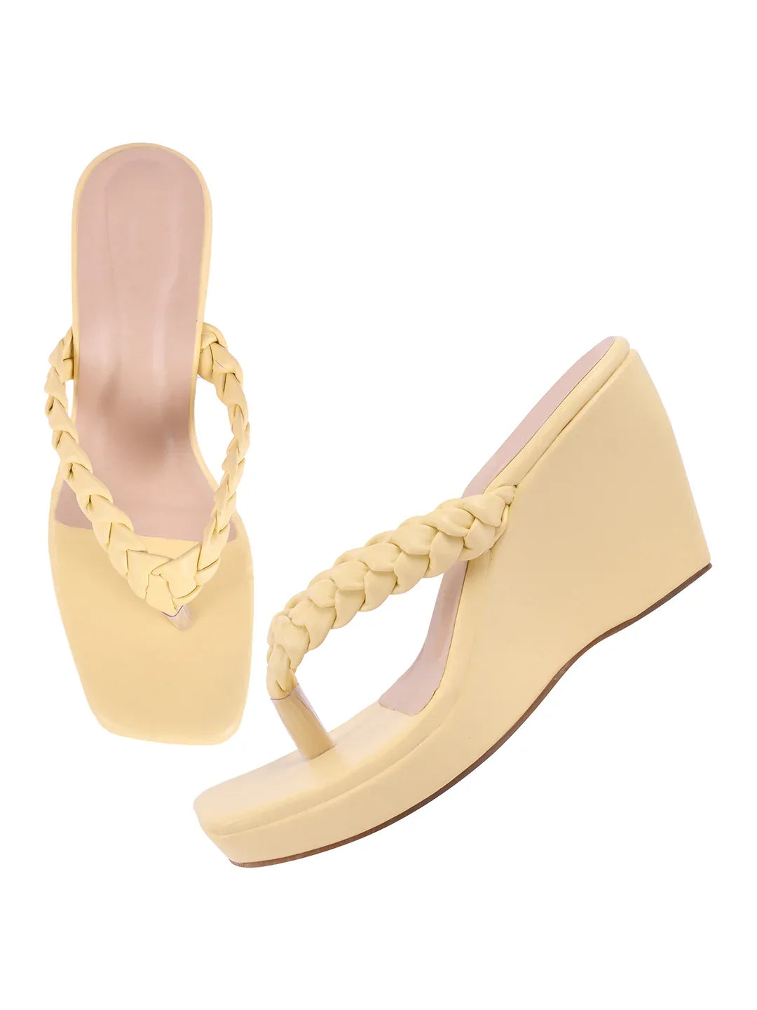 Comfort Chic Platform Wedge Heels