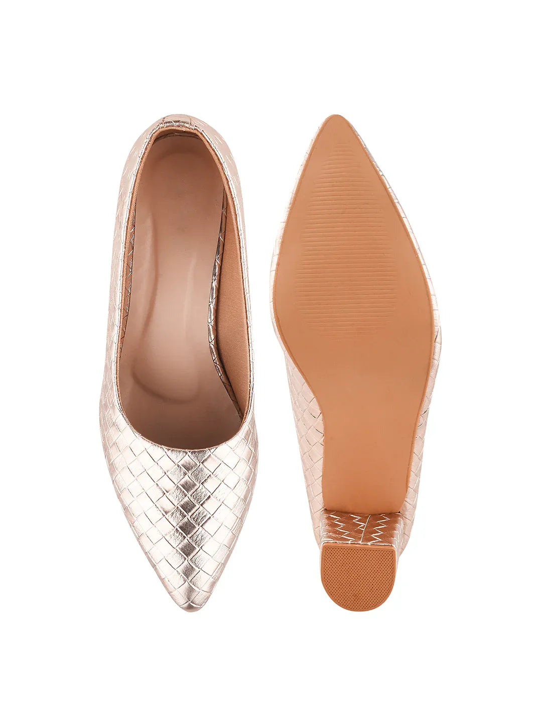 TRYME Comfortable Stylish Alluring Pumps Light Weight Trendy Block Heels For Women & Girls