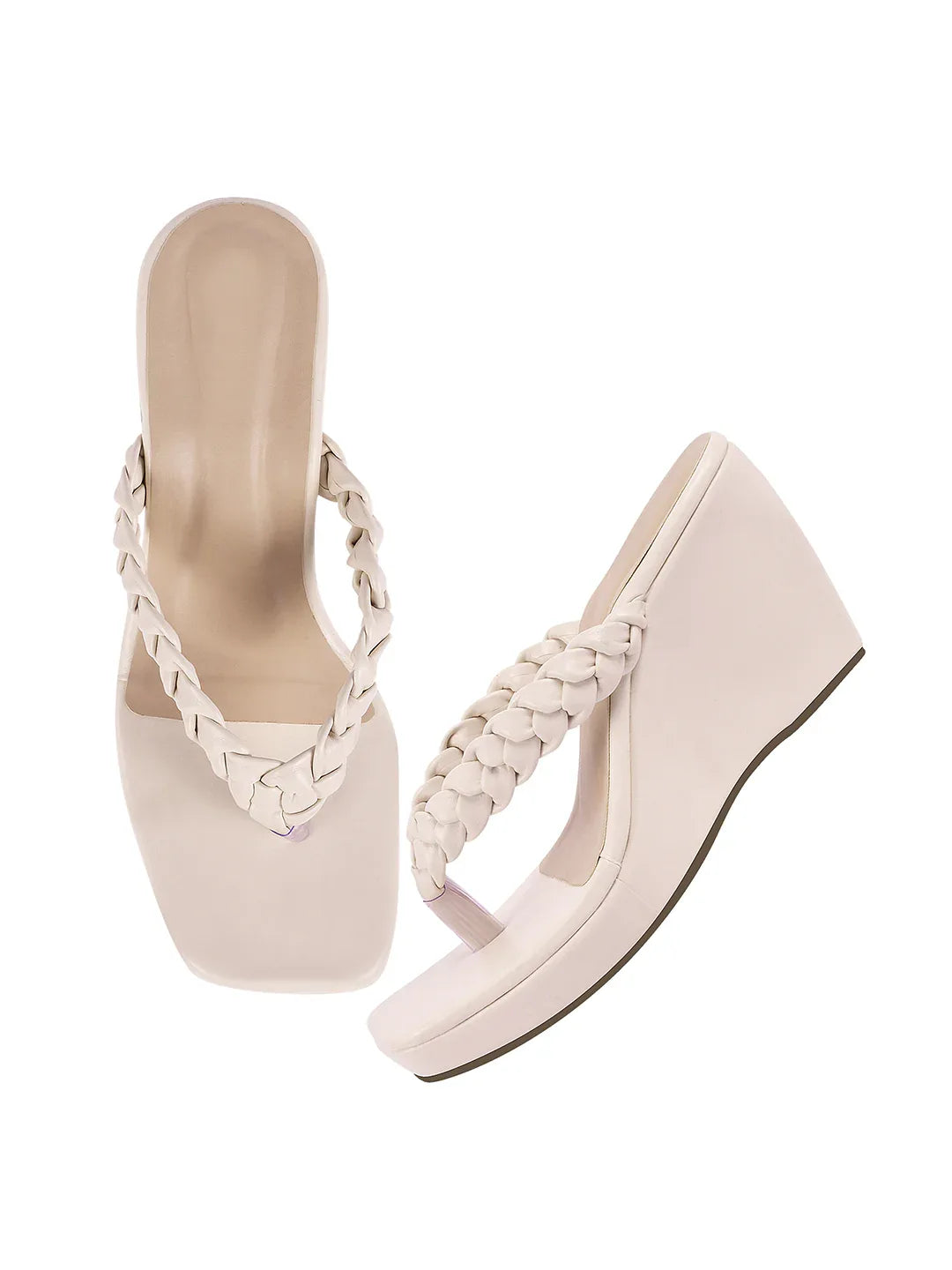 Comfort Chic Platform Wedge Heels