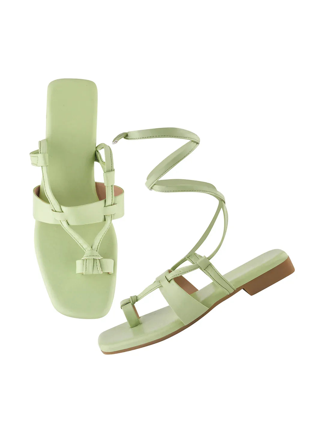 Everyday Wrap Strap Flat Sandals