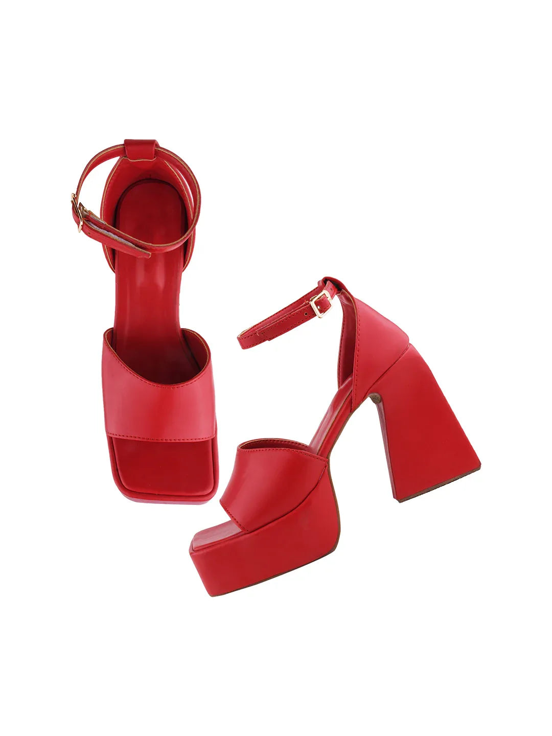 Evening Glam Cross Strap Heels