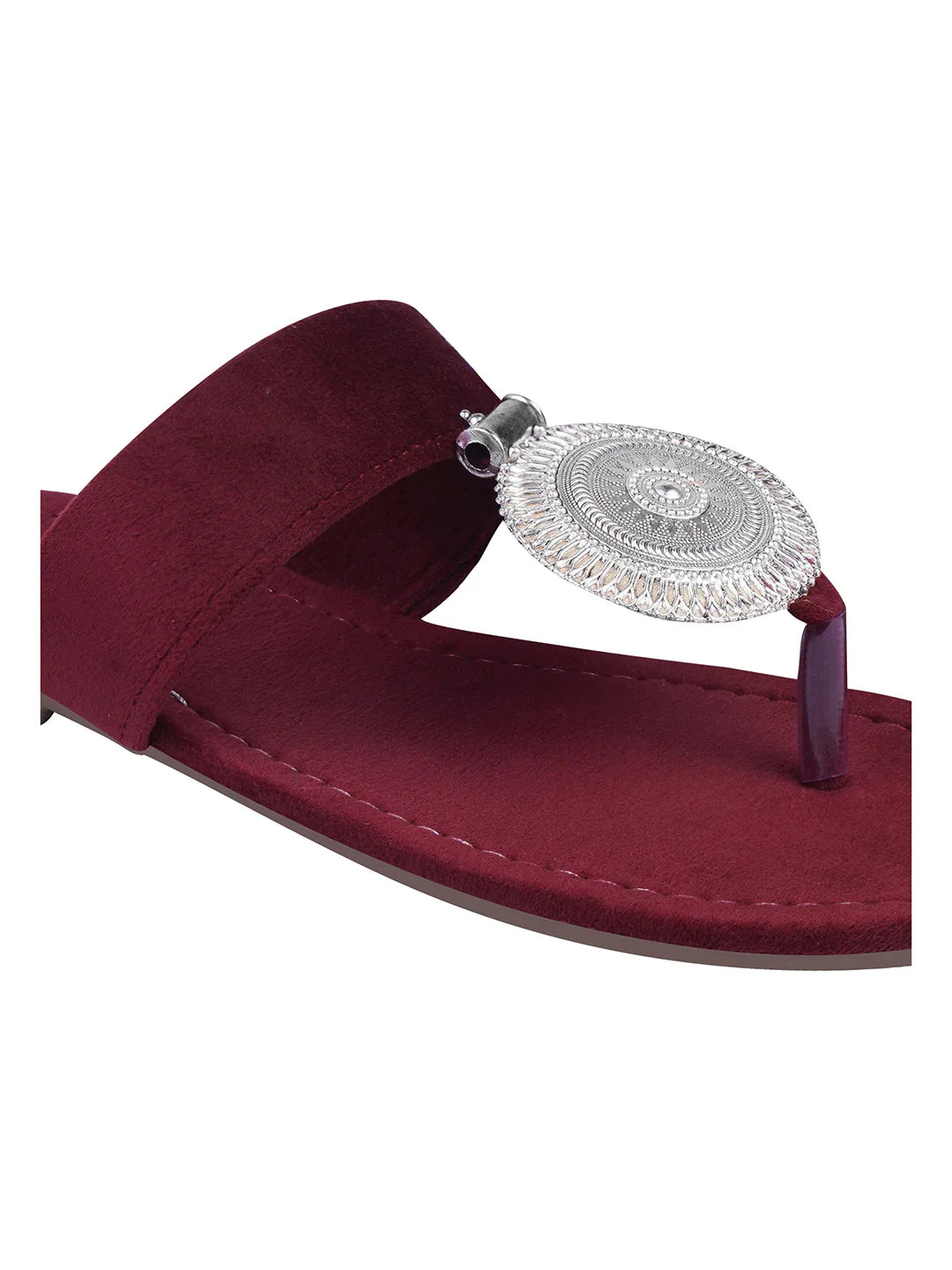 Minimal Ethnic Toe-Ring Flats