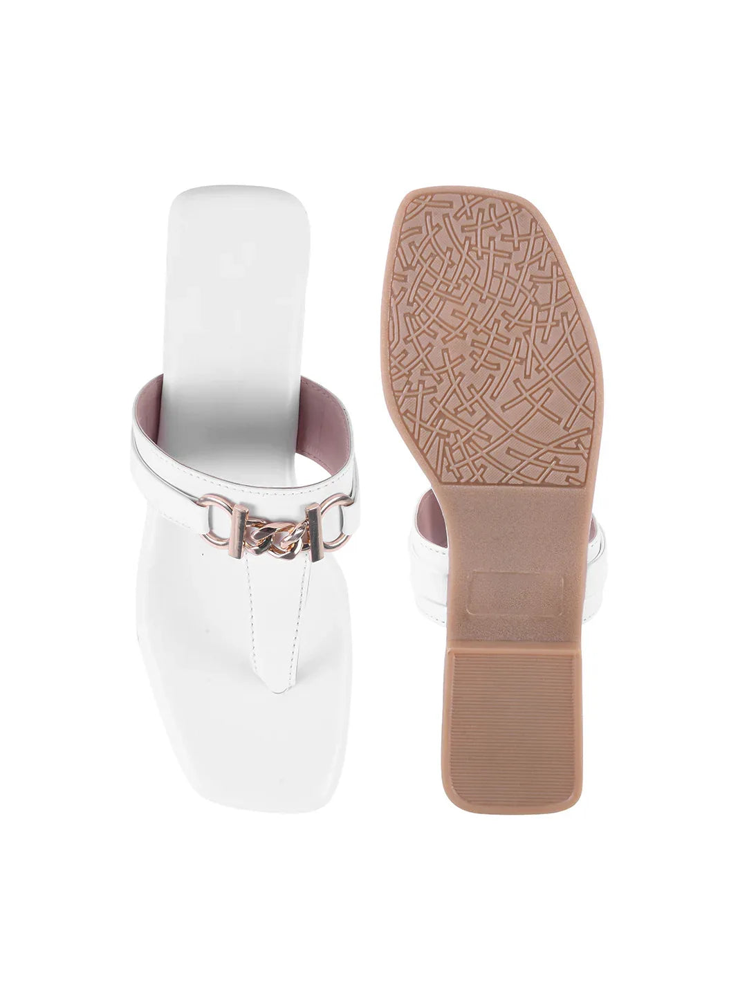 Elegant Chain Detail Flats
