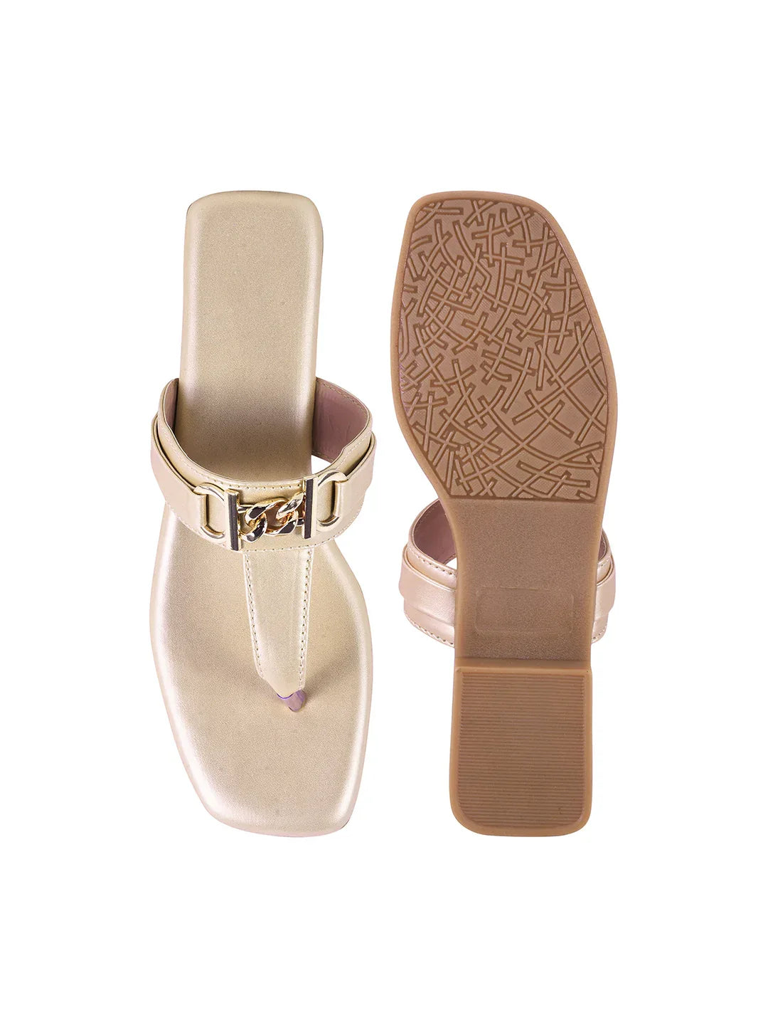 Elegant Chain Detail Flats