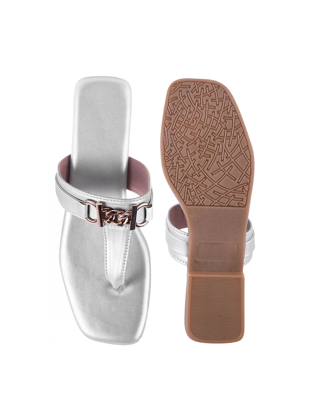 Elegant Chain Detail Flats
