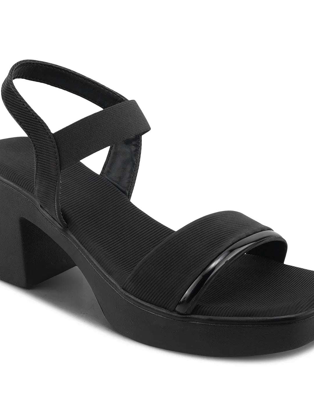 Stylish Open Toe Block Heels