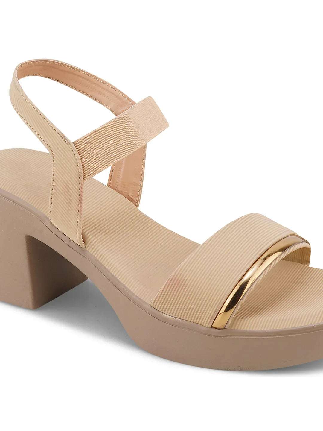 Stylish Open Toe Block Heels