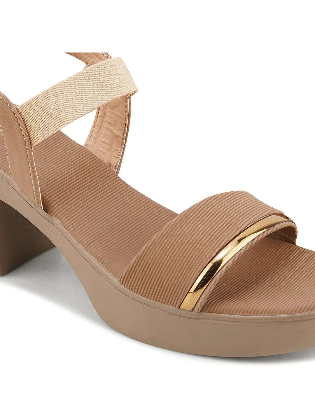 Stylish Open Toe Block Heels