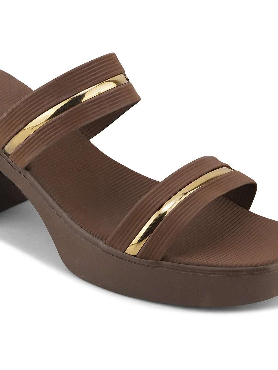 Trendy Slip-On Heeled Sandals