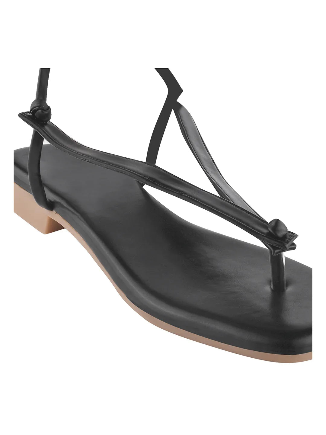 Minimal Tie-Up Strap Flats
