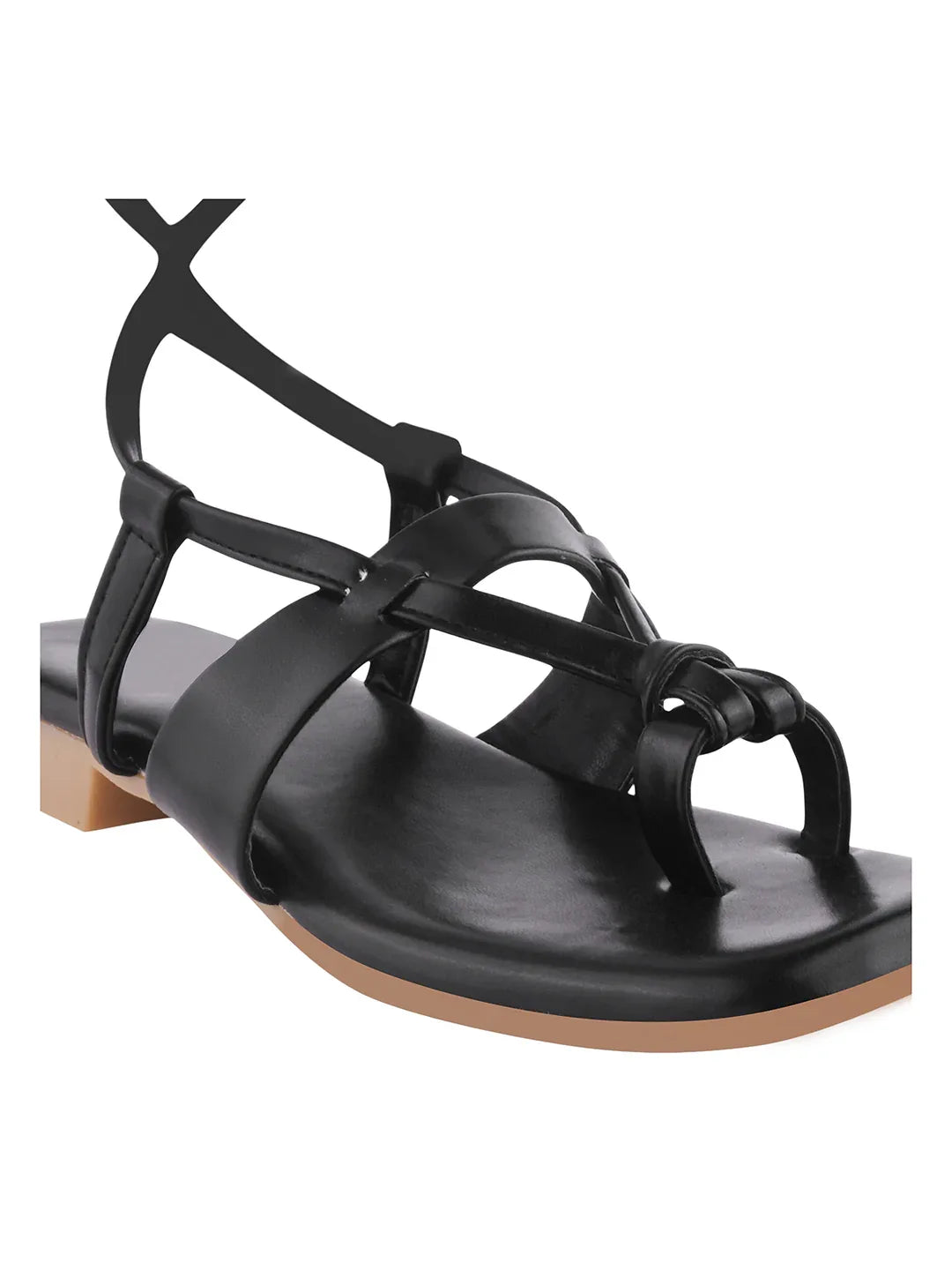 Everyday Wrap Strap Flat Sandals