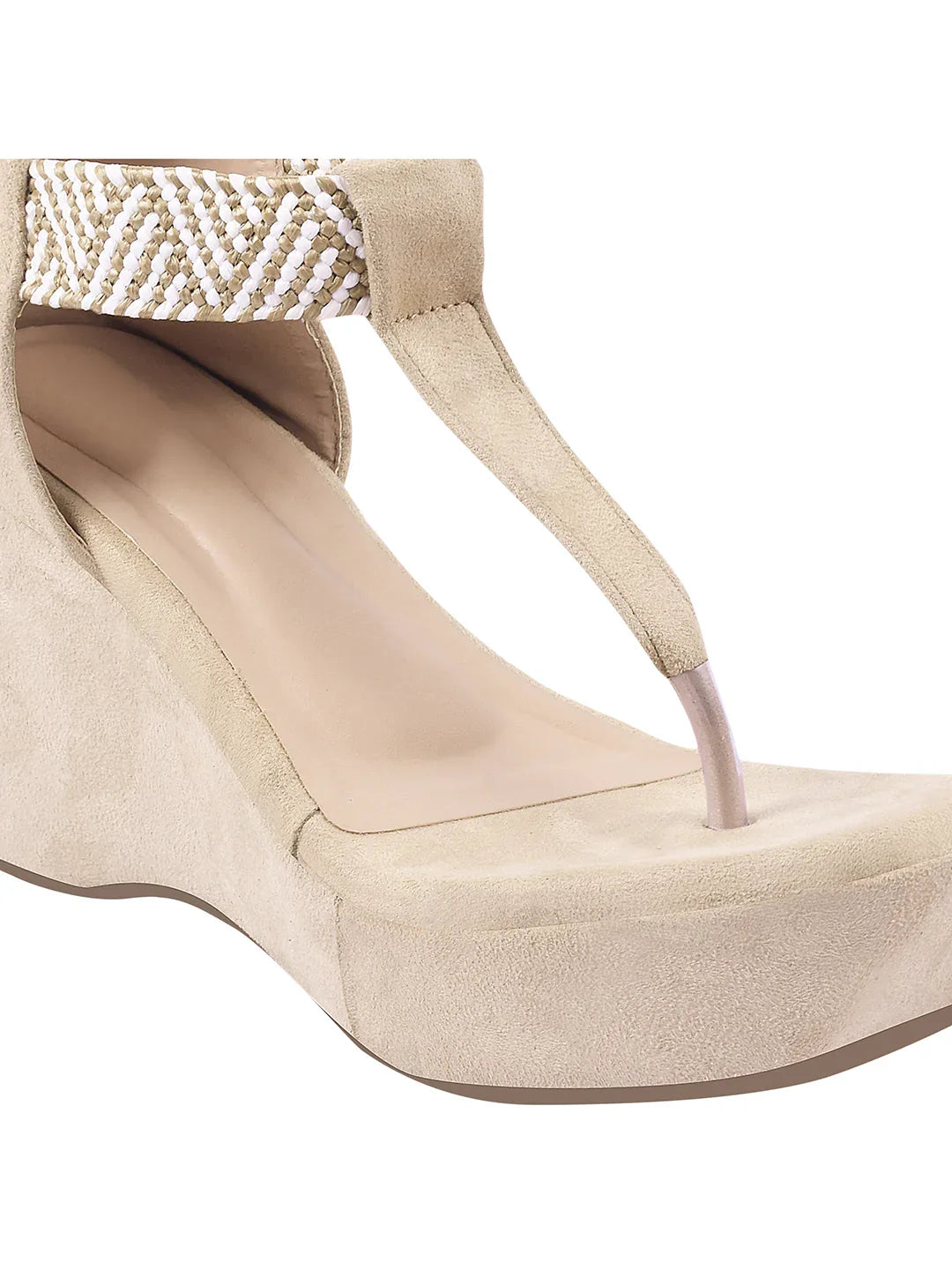 T-Strap Comfort Wedge Sandals