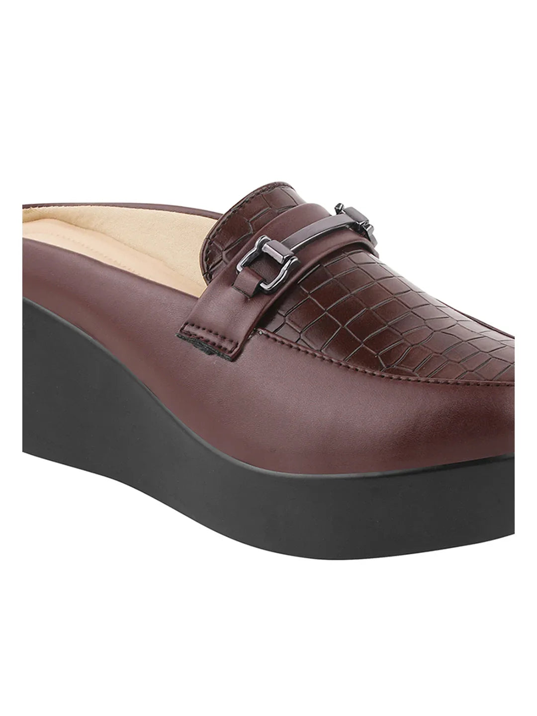 Everyday Comfort Low Wedge Slip-On Mules