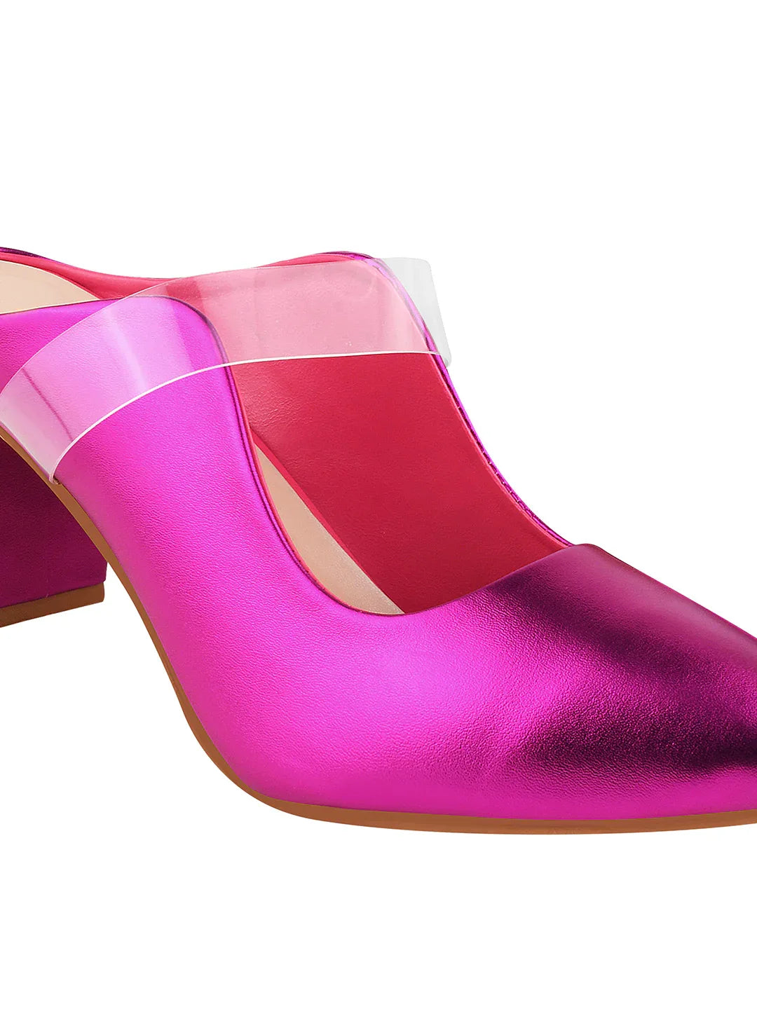 TRYME Comfortable Stylish Alluring Mules Light Weight Trendy Block Heels For Women & Girls