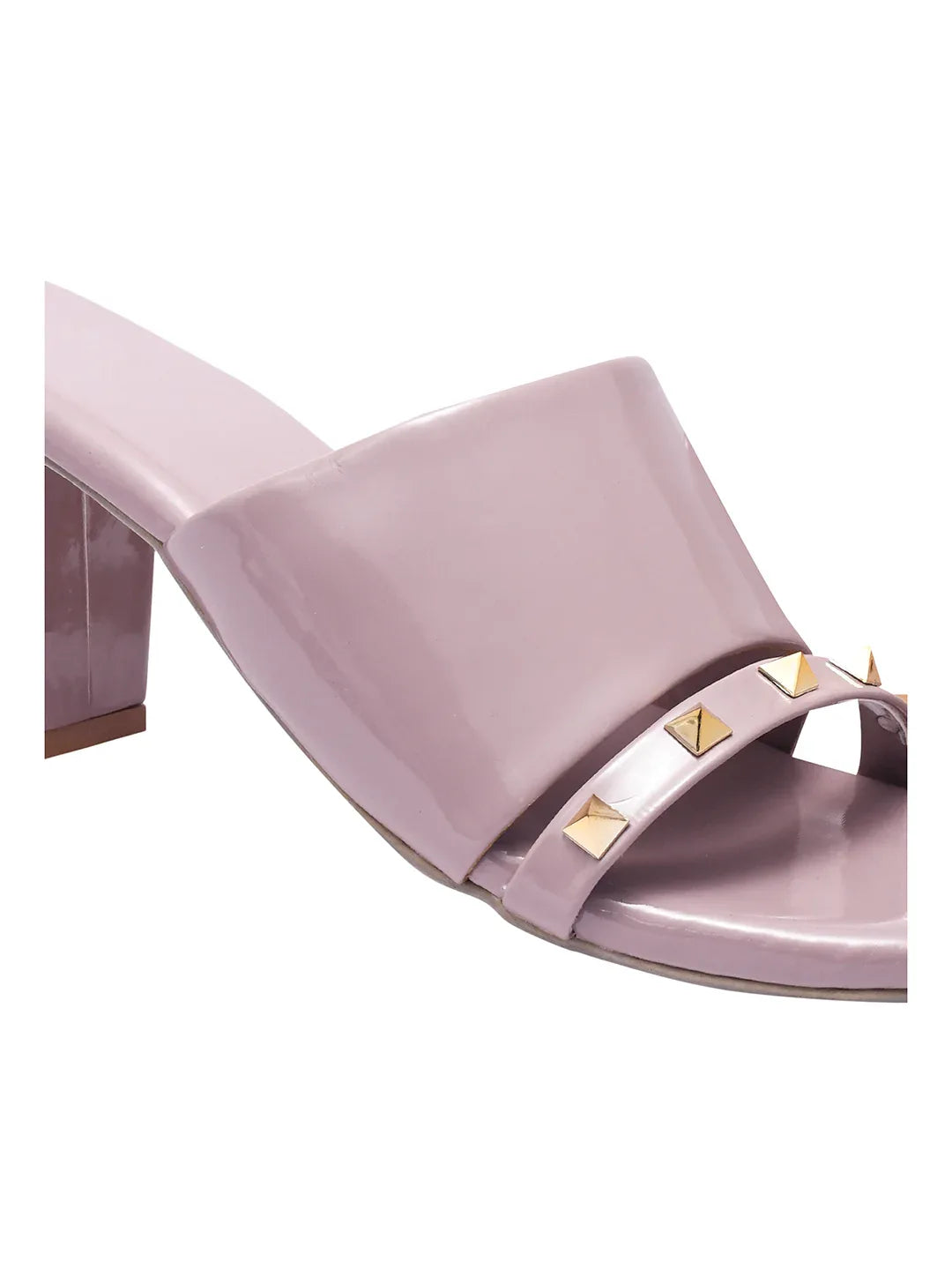 Classic Textured Block Heel Pumps