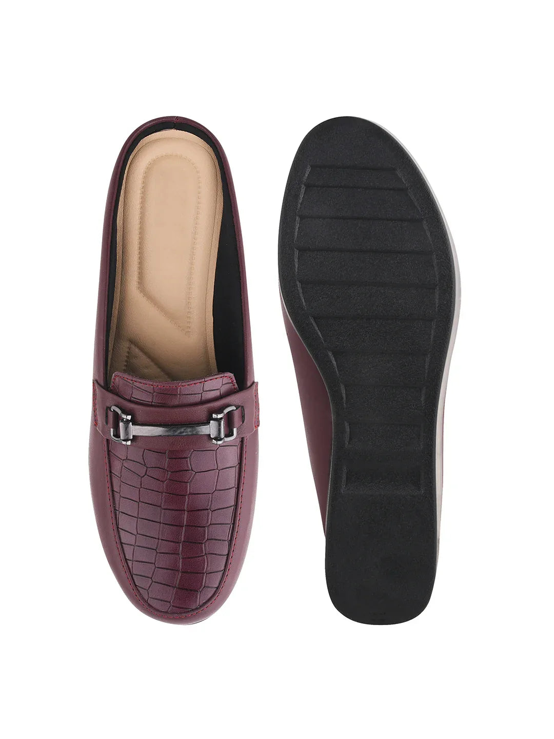 Everyday Comfort Low Wedge Slip-On Mules