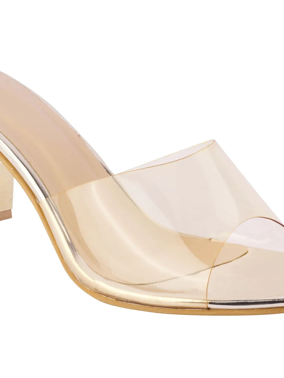Luxe Studded Block Heel Mules