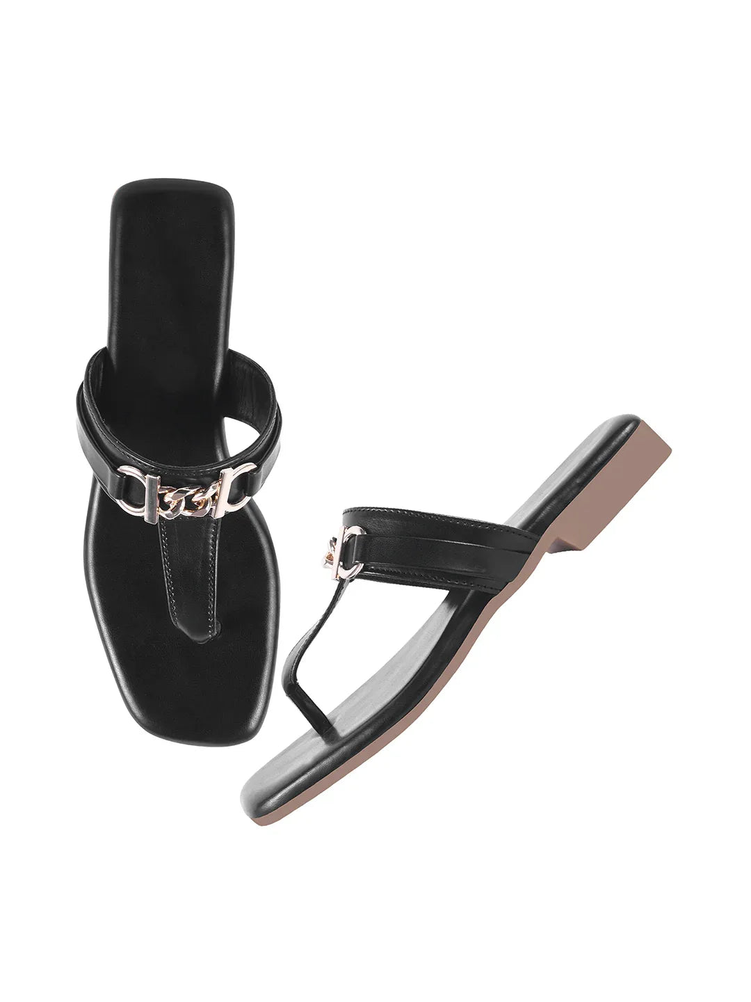 Elegant Chain Detail Flats